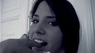 Sexy Colombian brunette solo masturbation - porn video