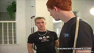 Kinky Blonde Hunk Bareback - porn video