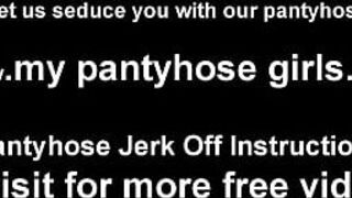 Jerk your cock to me in my silky pantyhose JOI - porn video