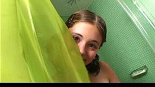Little Caprice fucking in the shower for cum - porn video