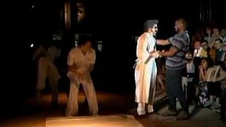 hot brunette gets naked in a piece - porn video