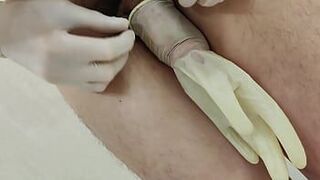 Gloved cock - porn video
