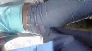 Boy Cock Grabbing Girl Ass in Public - porn video