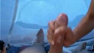 Amateur Sex In A Tent - porn video