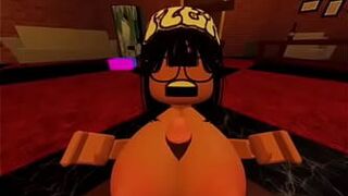 Roblox girl gets a rough BBC - porn video