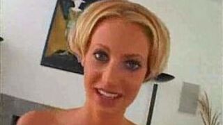 Petite Blond Ryan Star Takes A Nice Creampie - porn video