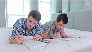 GayRoom Studying becomes fuck time - porn video