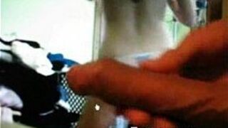 juicy body girl exposin and striping in front of a camera - porn video